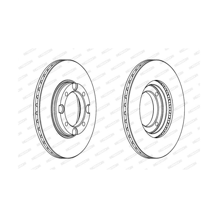 Stabdžių diskas FERODO DDF389