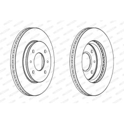 Stabdžių diskas FERODO DDF391