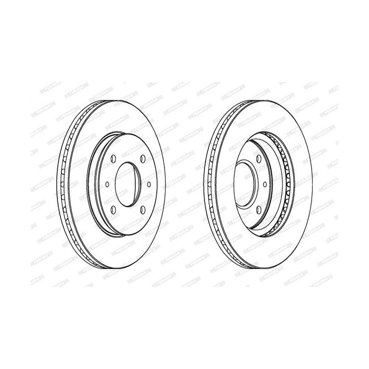 Stabdžių diskas FERODO DDF391