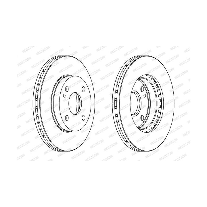 Stabdžių diskas FERODO DDF393C