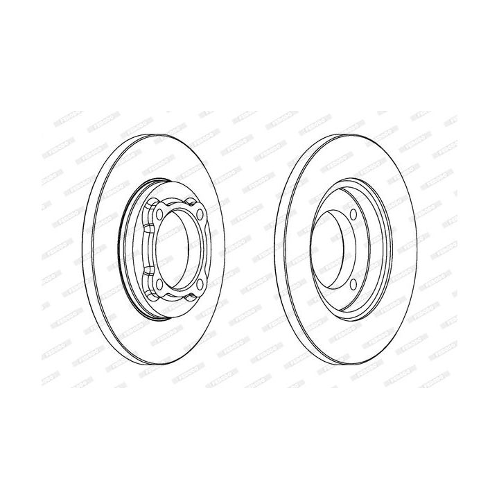 Stabdžių diskas FERODO DDF429