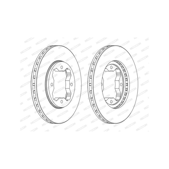 Stabdžių diskas FERODO DDF450C