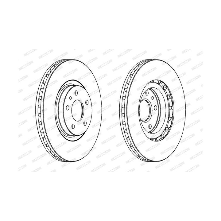 Stabdžių diskas FERODO DDF474