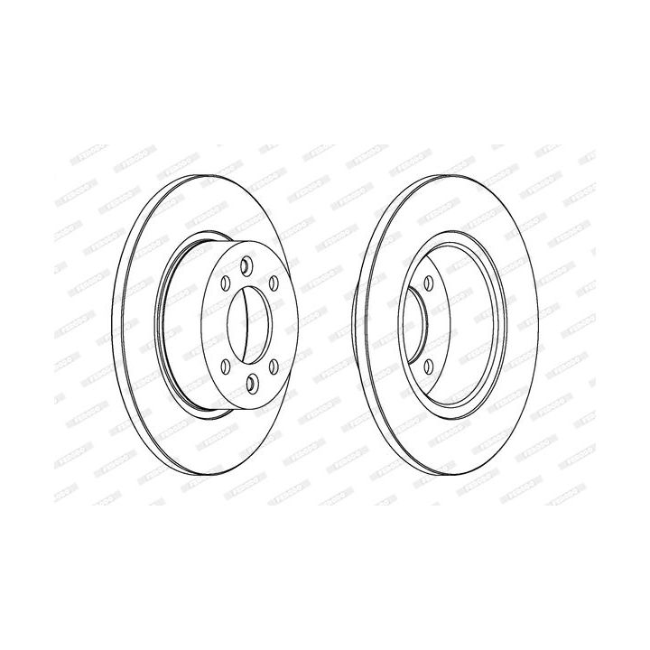 Stabdžių diskas FERODO DDF478