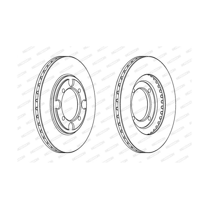 Stabdžių diskas FERODO DDF482