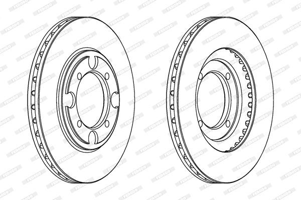 Stabdžių diskas FERODO DDF482