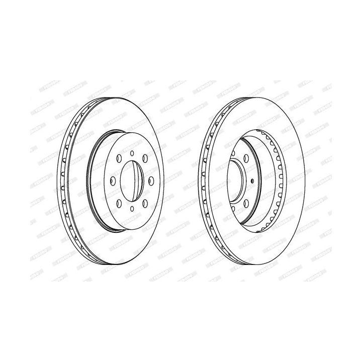 Stabdžių diskas FERODO DDF492