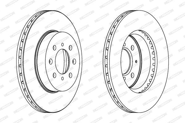 Stabdžių diskas FERODO DDF492