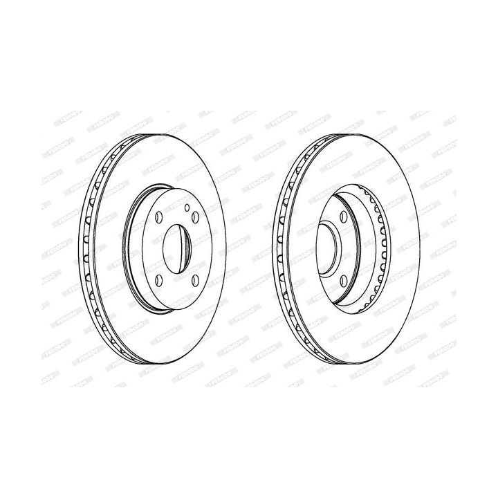 Stabdžių diskas FERODO DDF495