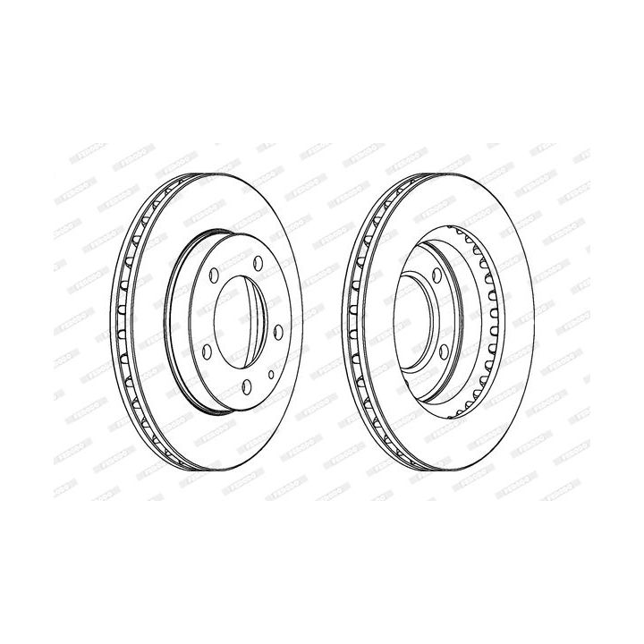 Stabdžių diskas FERODO DDF496C