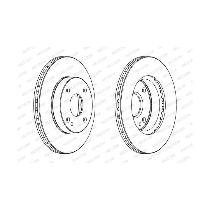 Stabdžių diskas FERODO DDF497