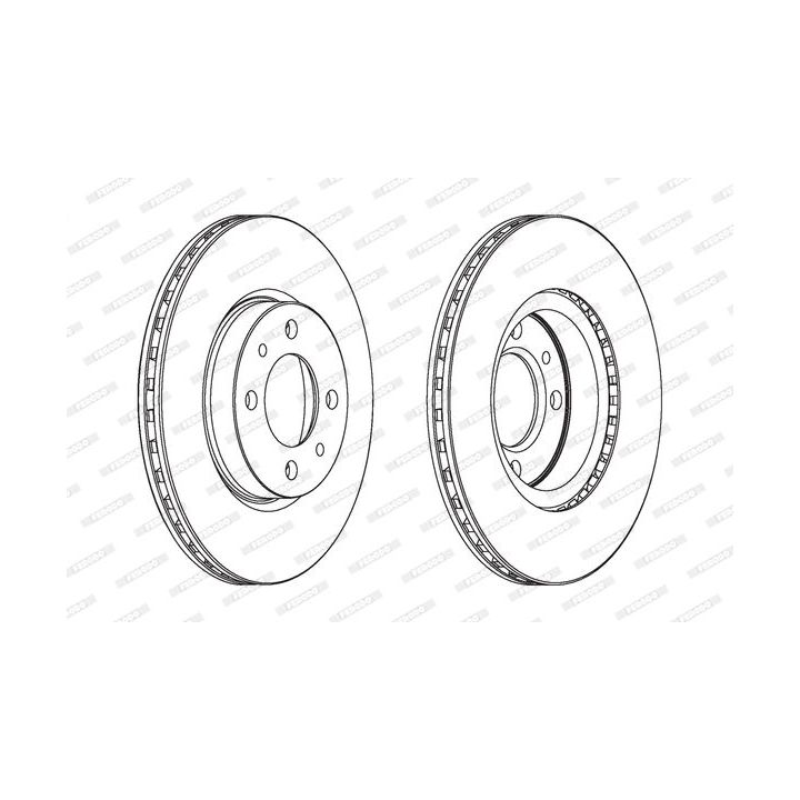 Stabdžių diskas FERODO DDF521C