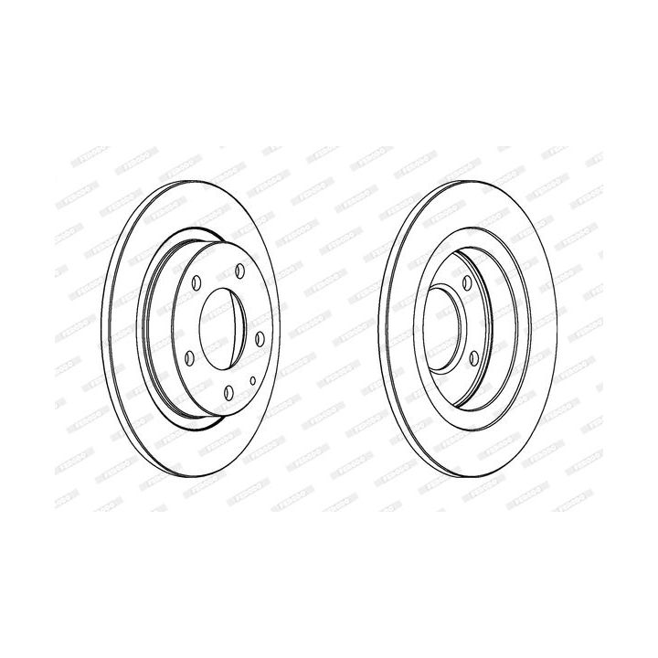 Stabdžių diskas FERODO DDF524C