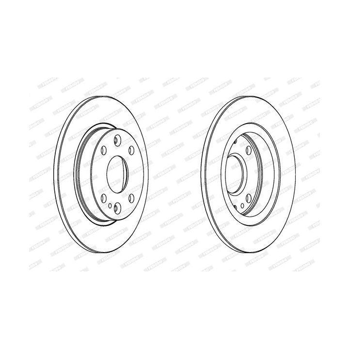 Stabdžių diskas FERODO DDF525