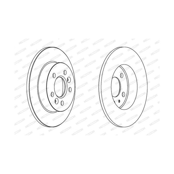 Stabdžių diskas FERODO DDF556