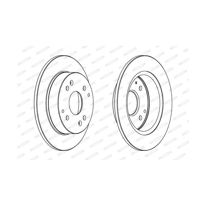Stabdžių diskas FERODO DDF565