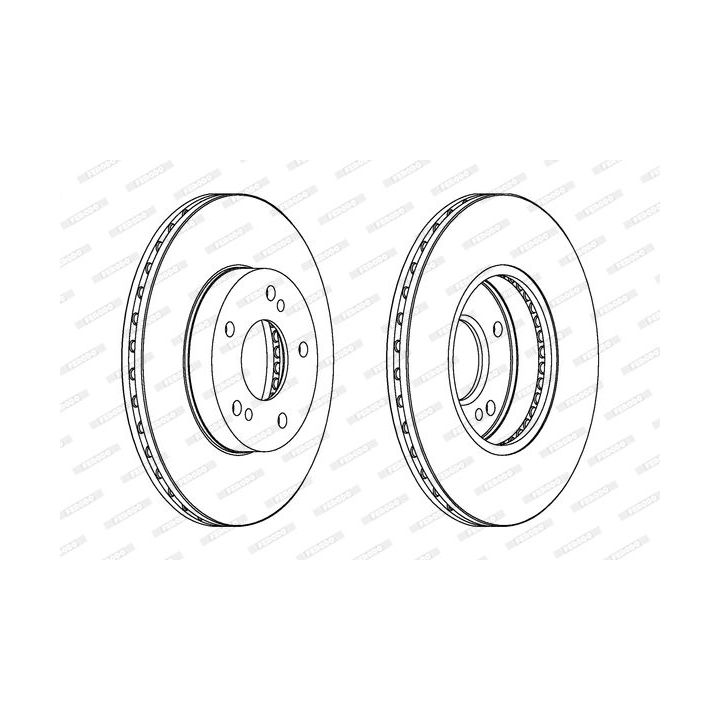 Stabdžių diskas FERODO DDF600