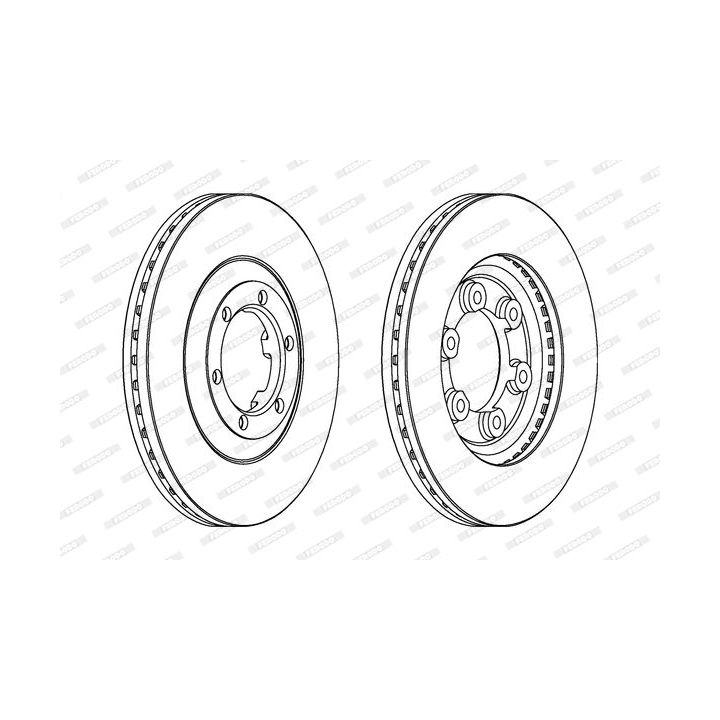 Stabdžių diskas FERODO DDF693