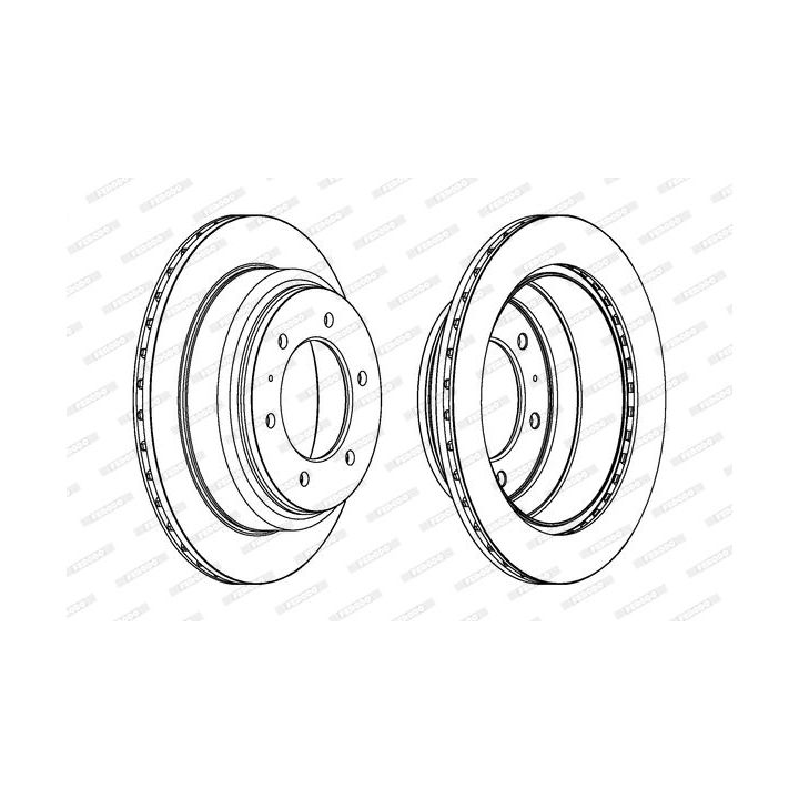 Stabdžių diskas FERODO DDF695