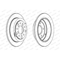 Stabdžių diskas FERODO DDF739