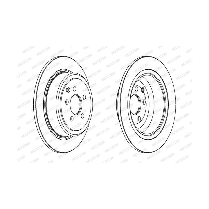 Stabdžių diskas FERODO DDF757