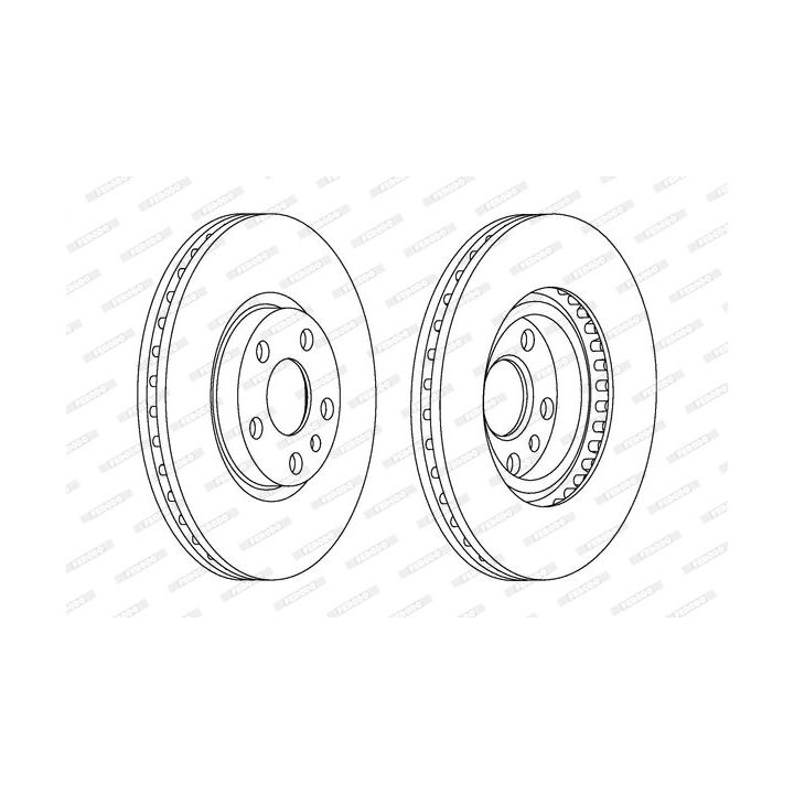 Stabdžių diskas FERODO DDF760C
