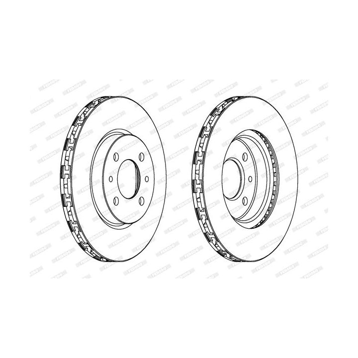 Stabdžių diskas FERODO DDF762
