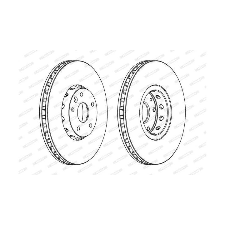 Stabdžių diskas FERODO DDF763