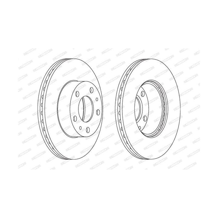 Stabdžių diskas FERODO DDF767C