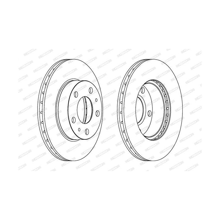 Stabdžių diskas FERODO DDF768