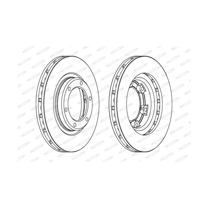 Stabdžių diskas FERODO DDF769