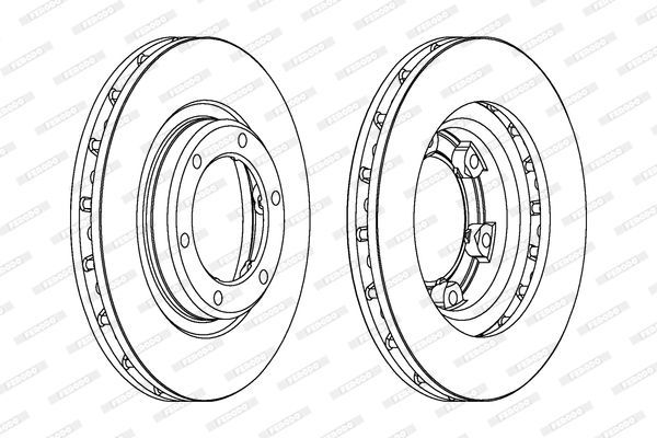 Stabdžių diskas FERODO DDF769