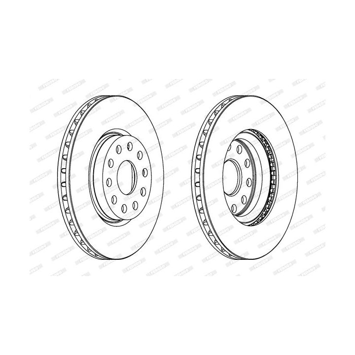 Stabdžių diskas FERODO DDF802