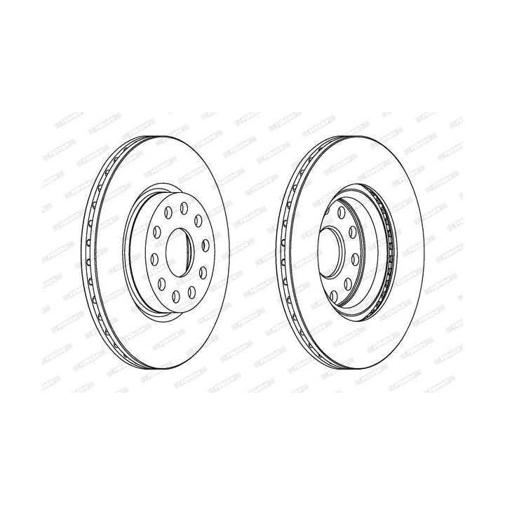 Stabdžių diskas FERODO DDF803