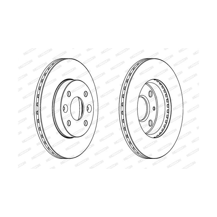 Stabdžių diskas FERODO DDF854