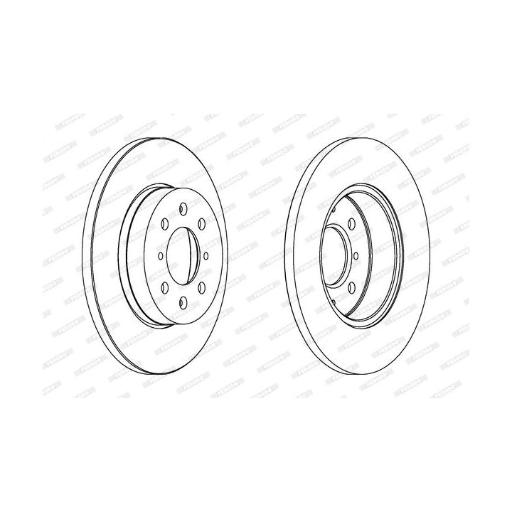 Stabdžių diskas FERODO DDF872