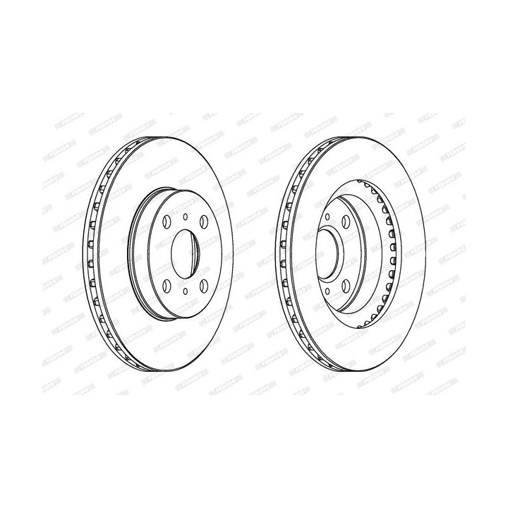 Stabdžių diskas FERODO DDF881