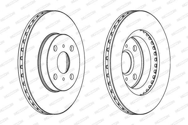 Stabdžių diskas FERODO DDF881