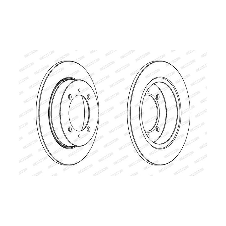 Stabdžių diskas FERODO DDF886C