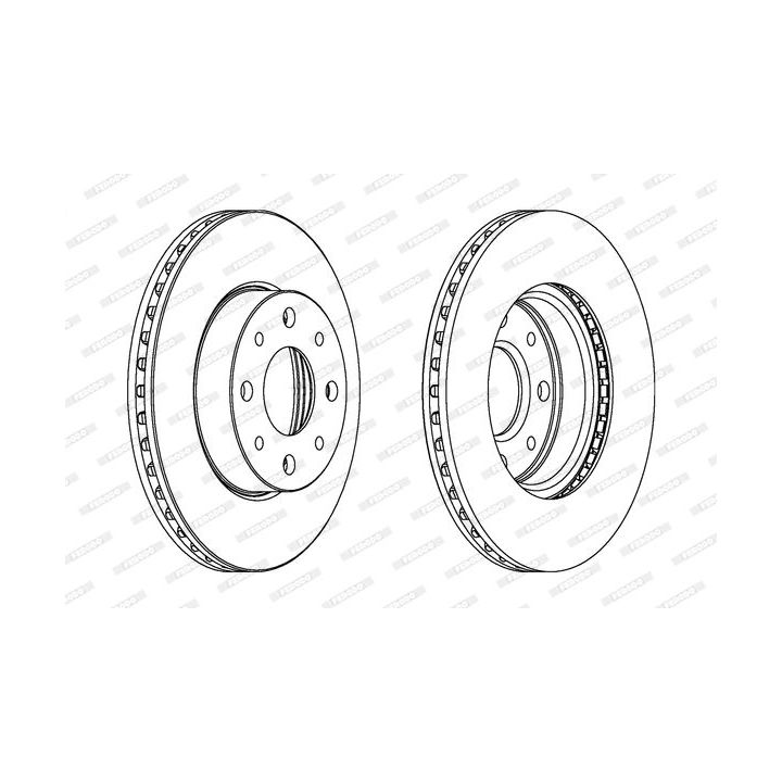 Stabdžių diskas FERODO DDF888