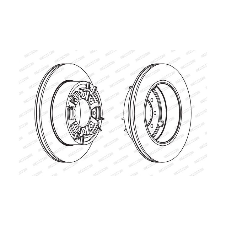 Stabdžių diskas FERODO FCR140A