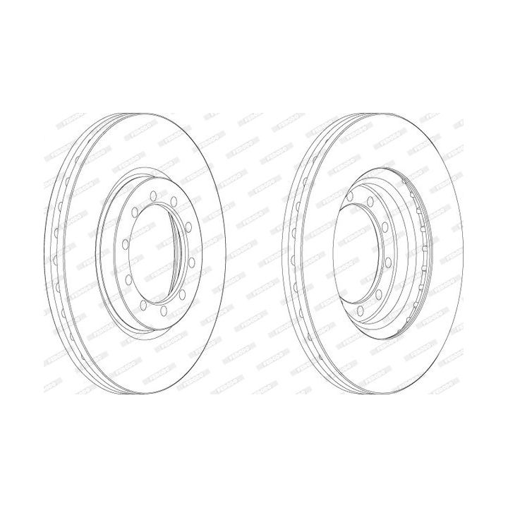 Stabdžių diskas FERODO FCR182A