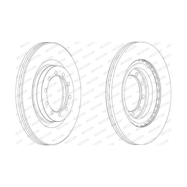 Stabdžių diskas FERODO FCR183A