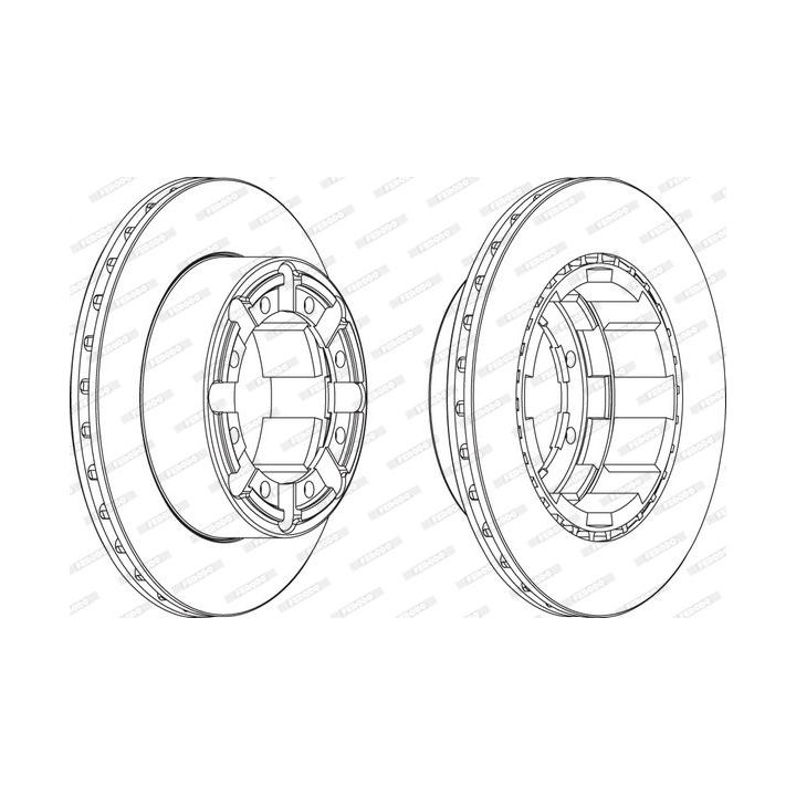 Stabdžių diskas FERODO FCR184A