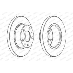 Stabdžių diskas FERODO FCR194A