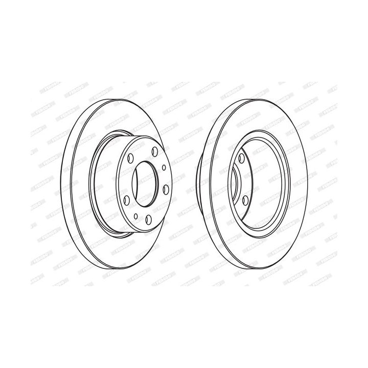 Stabdžių diskas FERODO FCR194A