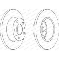 Stabdžių diskas FERODO FCR195A