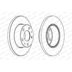 Stabdžių diskas FERODO FCR196A