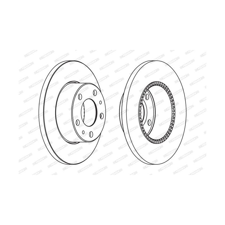 Stabdžių diskas FERODO FCR196A