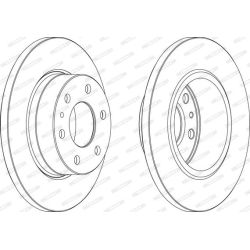 Stabdžių diskas FERODO FCR315A
